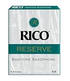 Rico Reserve Baritone Sax Reeds, Strength 3.0, 5-pack