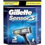 GilletteSensor3 Disposable Razor, 8-Count Cartridges