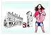 DIY Home Decor Art Removable Wall Stickers London Street & London Bus Wall Decals #77
