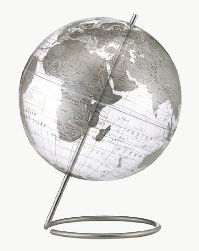 Replogle Globes Crystal Marquise Globe, Silver, 12-Inch Diameter Replogle Globes Crystal Marquise Globe, Silver, 12-Inch Diameter