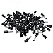 100Pcs Wire Copper Crimp Connector Insulated Ferrule Pin Cord End Terminal Black