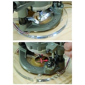 MLCS 9098 OnPoint Version 2.0 Universal Laser Guided Router Plate