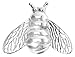 Mariposa Bumblebee Napkin Weight, One Size, Silver
