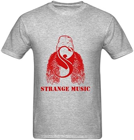 Lively Ball Adult Men's Tech N9ne Strange Music E.B.A Print Tee Shirt Black XL Grey