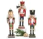 Hand Painted Wood 9 Inch Soldier Nutcracker Assortment (Set of 3)