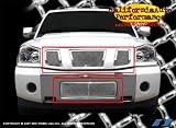 2004 2005 2006 2007 Nissan Armada/Titan SES 304 Stainless Chrome Mesh Upper And Lower Grille Grill