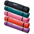 Movit� 190 x 100 x 1,5 cm Yogamatte Pilates Gymnastikmatte Yoga Matte Fitnessmatte Turnmatte Sportmatte schwarz