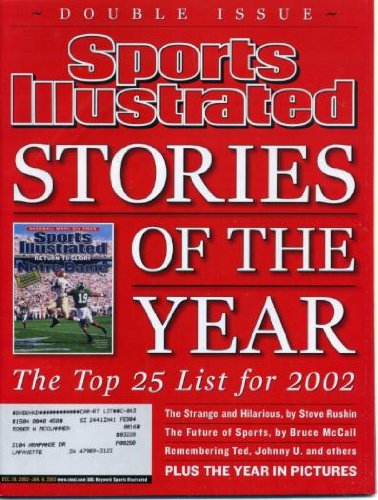Sports Illustrated December 30, 2002 Stories of the Year, Brett Favre, LA Lakers, Ohio State in Fiesta Bowl, Dee Brown/University of Illinois