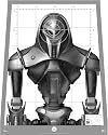 Battlestar Galactica Cylon Centurion Replica Target Poster