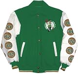 Boston Celtics Commemorative 2008 NBA Champions Wool/Leather Jacket