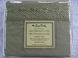 UPC 027000378908 product image for Clara Clark 1600 Thread Count Embroidered Queen Size Sheet Set in Sage Green | upcitemdb.com