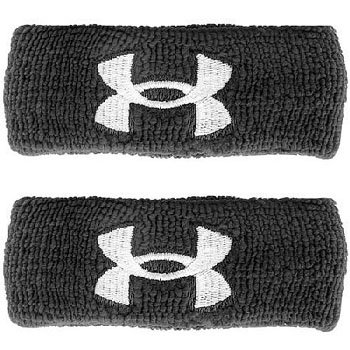 Under Armour Performance 1 Inch Wristband,black