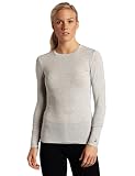 Cuddl Duds Women's Softwear with Stretch Long Sleeve Crew Neck Top