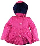 Pink Platinum Girls Ambers Bow Allover Hearts Spring Jacket