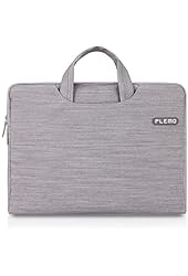 Laptop Case, PLEMO Denim Fabric 13-13.3 Inch Laptop / Notebook Computer / MacBook / MacBook Pro / MacBook Air Case Briefcase Bag Pouch Sleeve, Grey