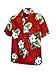 Pacific Legend Mens White Hibiscus Monstera Shirt
