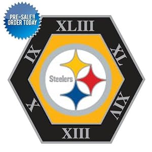 2009 Pittsburgh Steelers NFL Super Bowl Championship Executive Cufflinks w Jewelry Box
