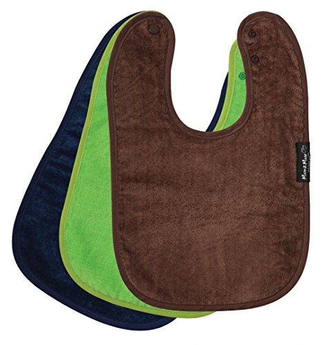Standard Wonder Bib, 3 pack - Navy, Lime, Chocolate