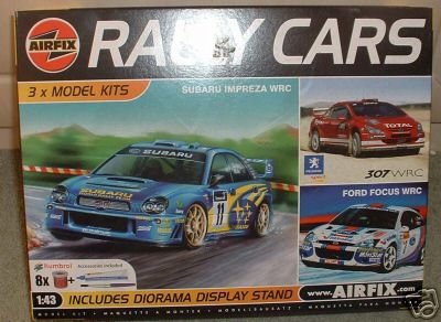 Childrens Toyshop  Toys : Airfix 10405 Rally Cars x 3 Model Kits