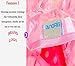 Waterproof Women Shower Caps Bath Cap VANORIG Cute Double Layer Satin Lined Shower Cap for Women,Pack of 1 (Peach Dots)