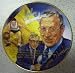 John Wooden Signed Hand Painted Mini Plate PSA COA Auto - Autographed College Mini Helmets