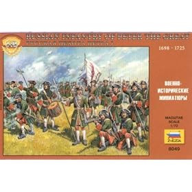 Russian Infantry of Peter The Great XVI Century (43) 1-72 Zvezda