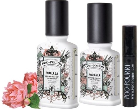 Poo-Pourri 3-piece Bathroom Deodorizer Set Poo La La: Peony, Rose and Citrus