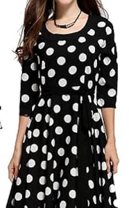 Sexy Full Length Polka Dot Print Chiffon Evening Dress/Prom Dress 