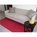 5' x 8' Villager Crimson Environmentally Friendly Bamboo Rug