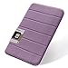 DocBear Bathroom Rug,Memory Foam Bath Mat,The Best Rugs for Bathroom,Soft Absorbent Bath Rug Non Slip Bathroom Mat,Coral Velvet Bathroom Rugs(Purple,Size:W17