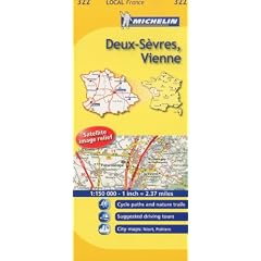 Deux-Sevres, Vienne (Michelin Local Maps)