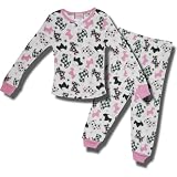 Puppy Love Thermal Pajamas for Toddler Girls