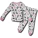 Puppy Love Thermal Pajamas for Toddler Girls