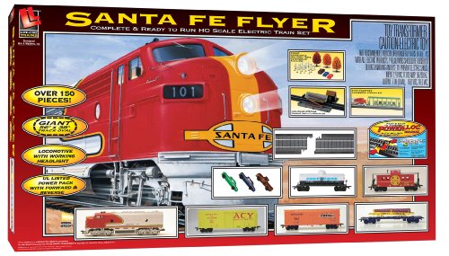 Life-Like Trains HO Scale Santa Fe Flyer Electric