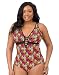 Rocawear Plus Motivation One Piece Bathing Suit Multi-Color 1X