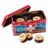 ［スイスお土産］ スイス ミニチョコクッキー 1缶 (海外 みやげ スイス 土産）