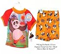 Kung Fu Panda Toddler Size Orange 2 Piece Pajama Sleepwear Set - Shirt & Shorts