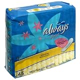 Review Always  / Always Maxi Fresh Regular, 45-Count Packages (Pack of 6)