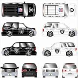 NFL Cadillac Escalade Home and Away Pack with Team Card - Oakland Raiders