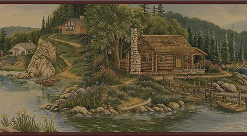 wildlife wallpaper border. wildlife wallpaper border. Cabin wall borders are the