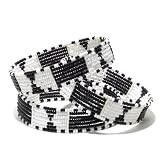 Black and White African Bracelet (Tanzania)