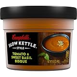 Campbell's Slow Kettle Style, Tomato & Sweet Basil Bisque, 15.5 Ounce (Pack of 8)