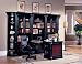 Black Cherry Workstation with Reversible Desk