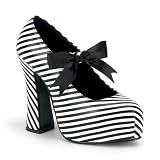 Women's Demonia Demon20 Ribbon Mary Jane Platform Pumps