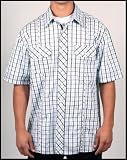 Marc Ecko - Marc Ecko Collection, "Morty Check" Mens Woven Dress Shirt