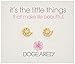 Dogeared It's The Little Things Nautilius Stud Earrings