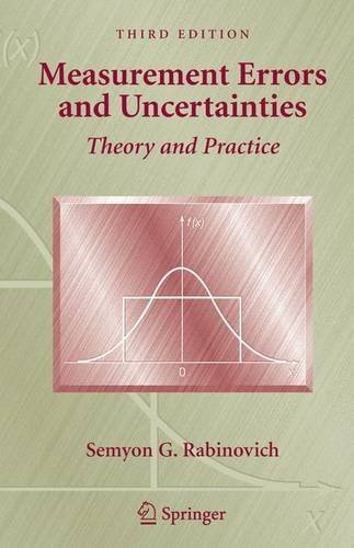 Measurement Errors and Uncertainties: Theory and Practice by Semyon Rabinovich (2005-08-15)