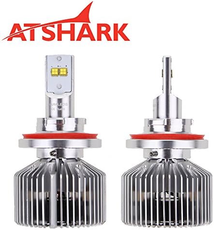 Atshark 90W 9000LM H13 9008 Hi/lo Beam LED Headlight / Headlamp Bulbs Conversion Kit - 4 Philips LED 6000K White Light Halogen and Xenon / HID Headlight Replacement - 45W*2