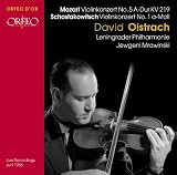 Mozart: Violin Concerto no5 KV219; Shostakovich: Violin Concerto no1 op77 (Live 1956)