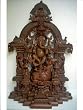 Holiday Gift-lord Ganesha Hindu God Stone Sculpture From India 36" Free Shipping